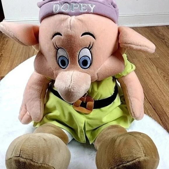 Large Disney Dopey Plush Collectible Toy Plushie - Picture 4 of 7